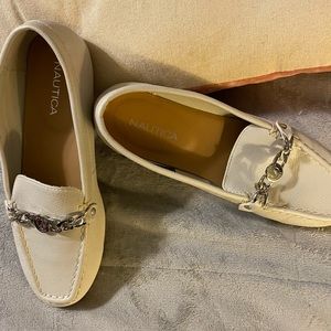 Nautica cream colored flats